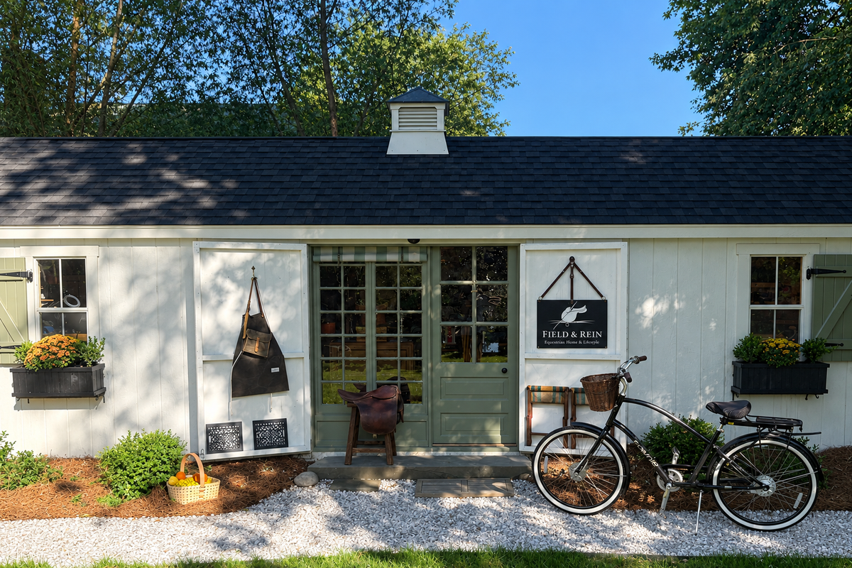 Retouched Field & Rein storefront photo